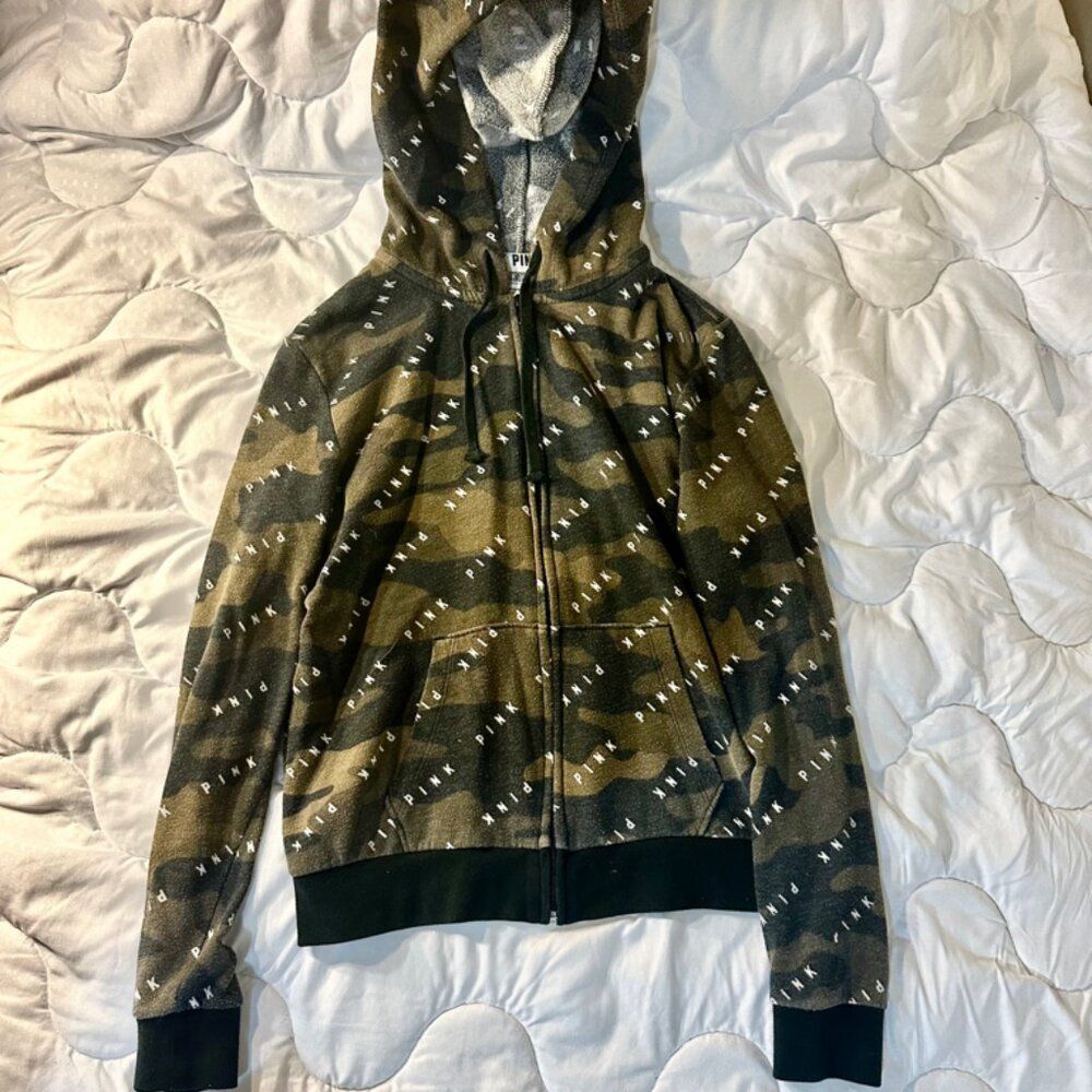 Pink Camo Hoodie Size XS